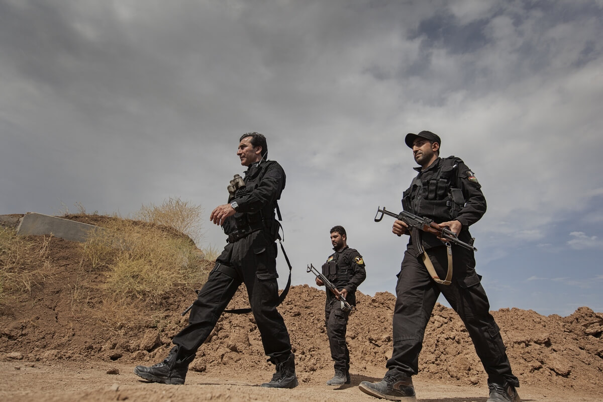 Frontline in Bahdinan, Iraq 2015