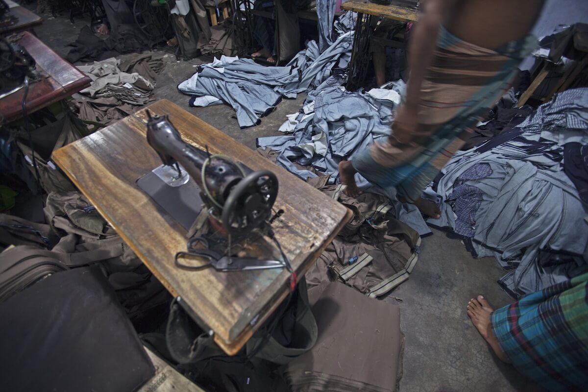 Garment factories in Dhaka, Bangladesh 2015