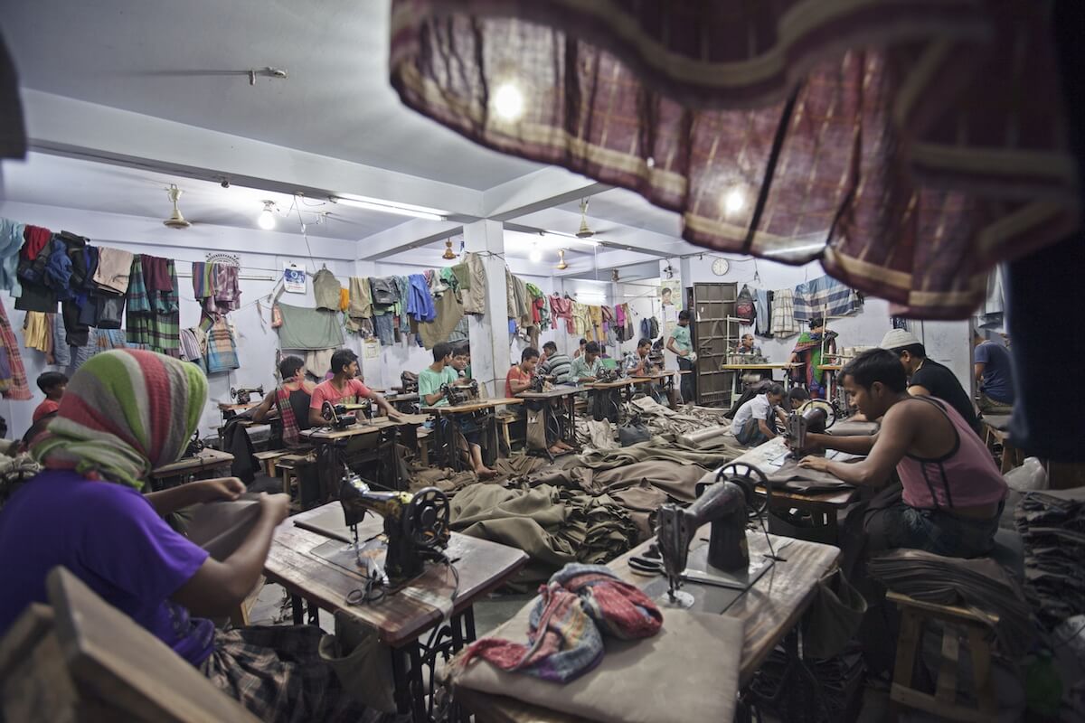 Garment factories in Dhaka, Bangladesh 2015
