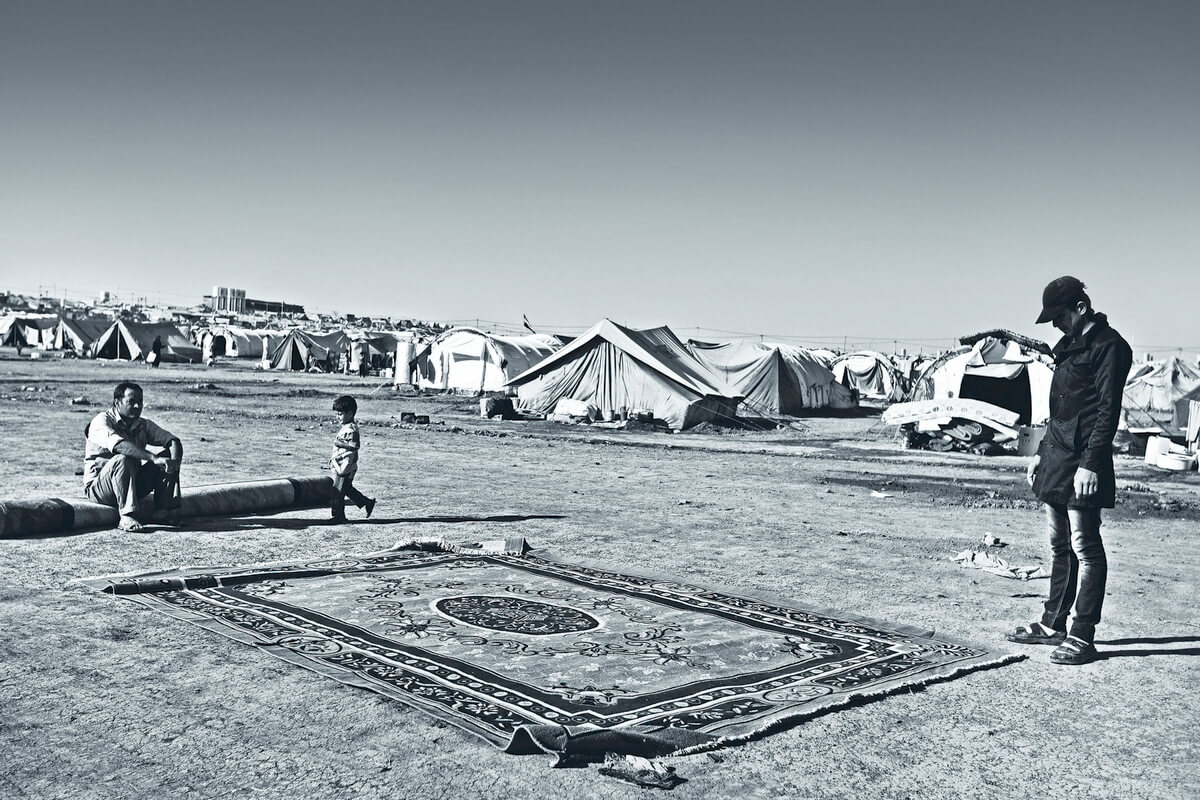 Syrian refugee camp near Dohuk, Iraq 2012