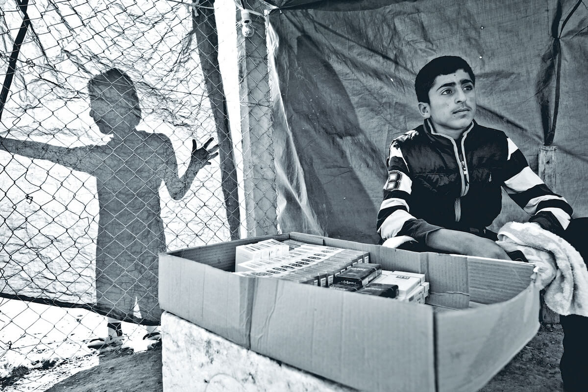 Syrian refugee camp near Dohuk, Iraq 2012